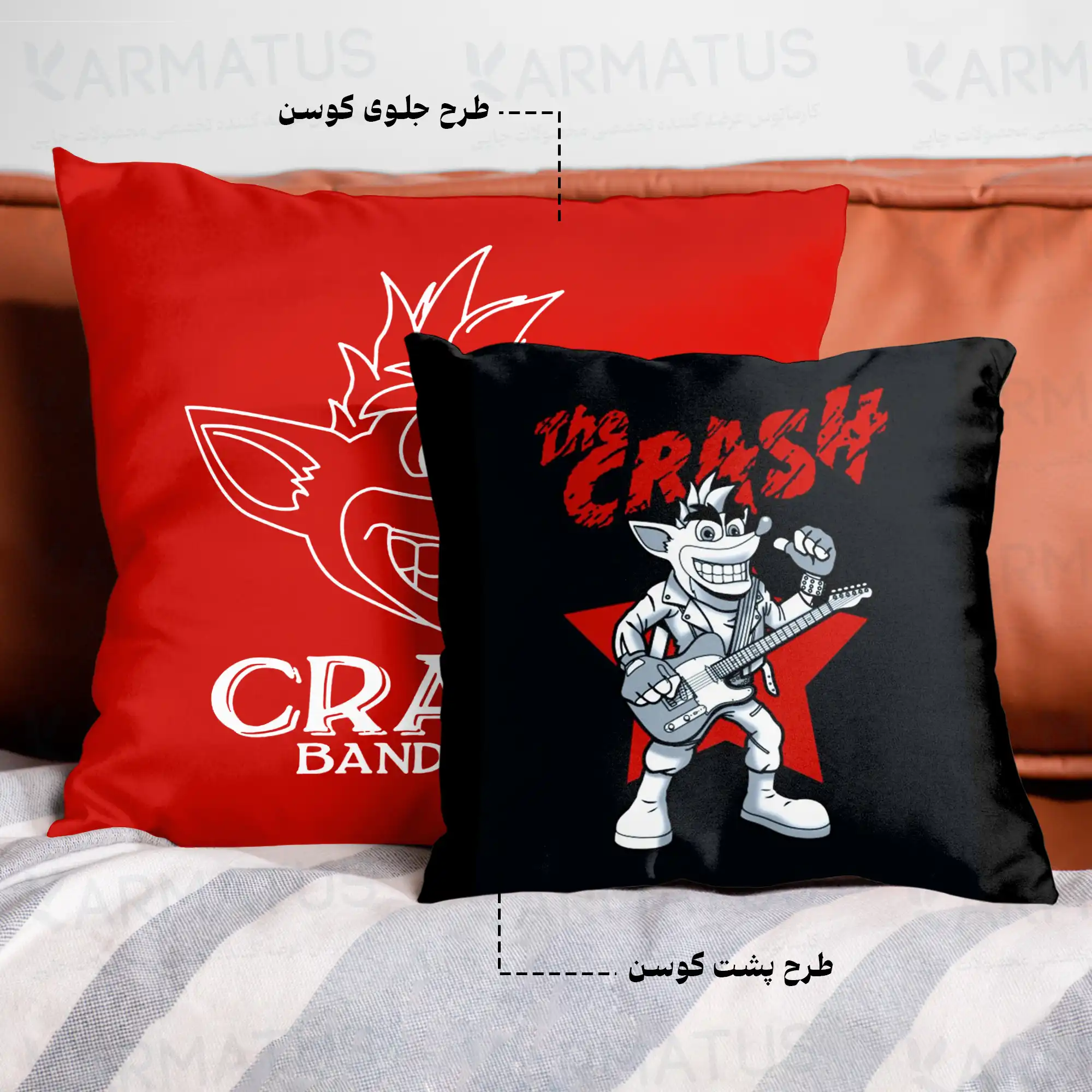 کوسن طرح کراش باندیکوت Crash Bandicoot کد 4 290,000&Nbsp;تومان &Ndash; کارماتوس خرید و قیمت کوسن طرح کراش باندیکوت Crash Bandicoot - کارماتوس
