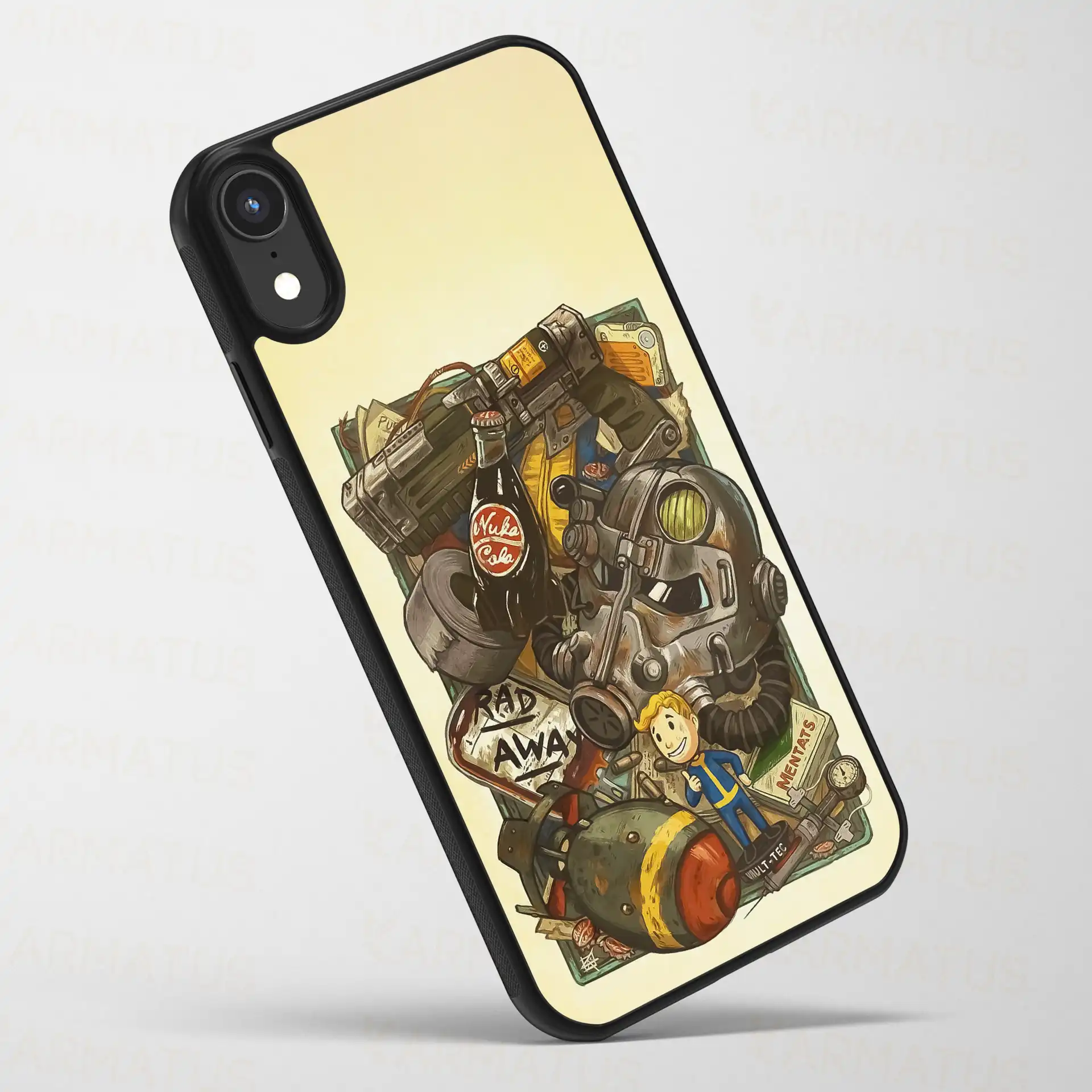 قاب موبایل فال اوت | کالکشن Game مدل Fal-21 499,000&Nbsp;تومان &Ndash; کارماتوس قاب موبایل طرح فال اوت Fallout