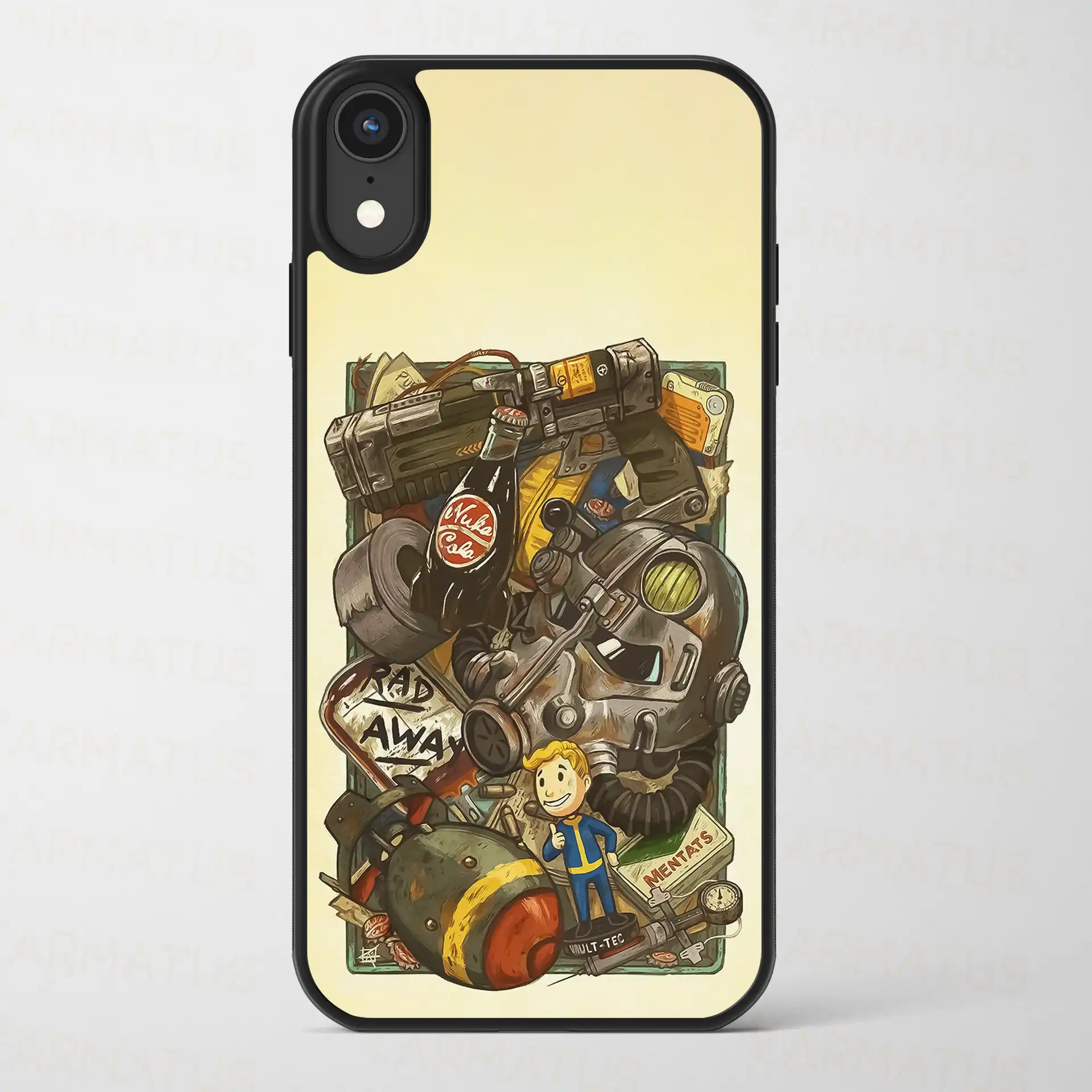 قاب موبایل فال اوت | کالکشن Game مدل Fal-21 499,000&Nbsp;تومان &Ndash; کارماتوس قاب موبایل طرح فال اوت Fallout