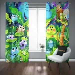 پرده پانچ طرح زندگی یک حشره A Bug'S Life