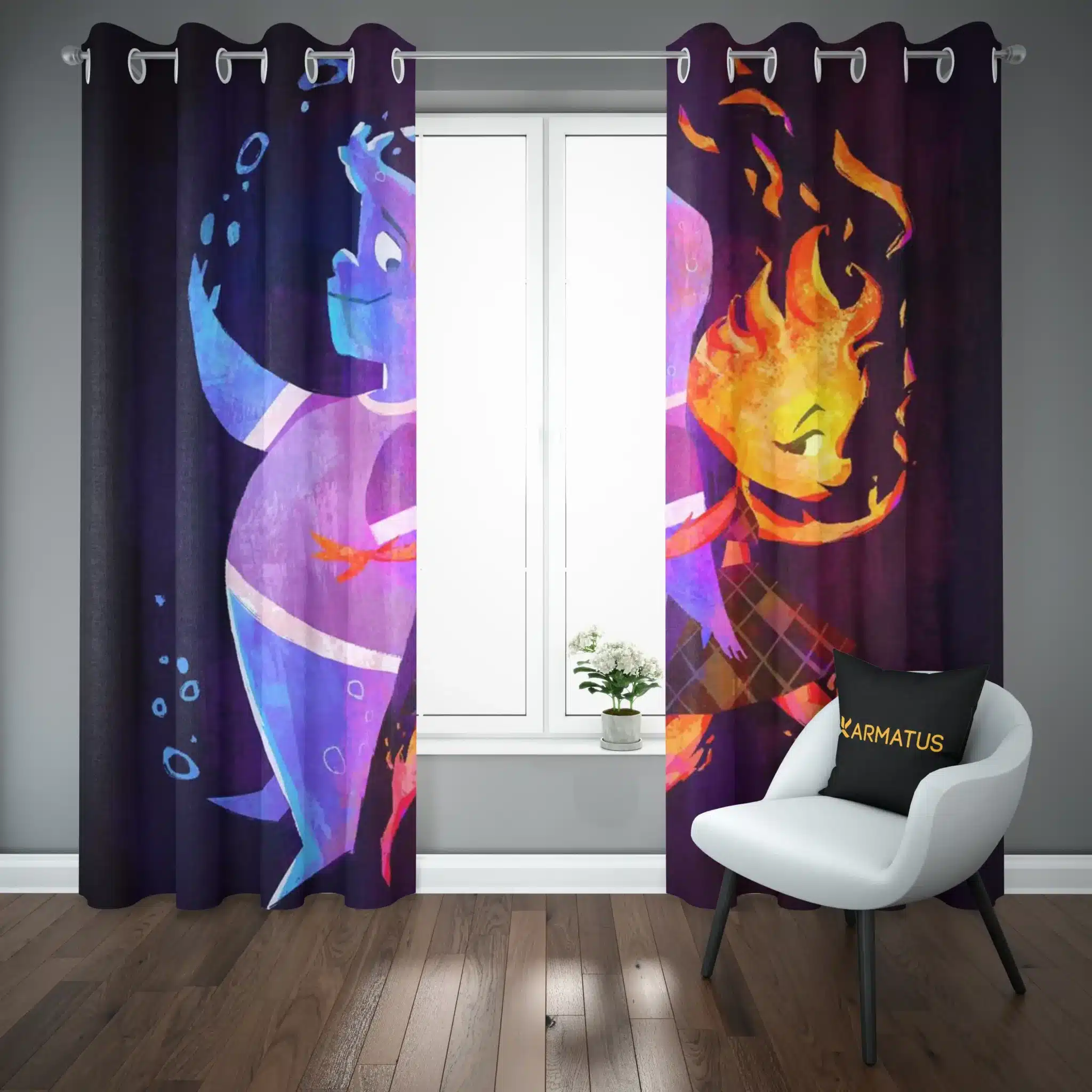 پرده پانچ طرح المنتال Elemental کد 5 3,499,000&Nbsp;تومان &Ndash; کارماتوس پرده پانچ طرح المنتال Elemental