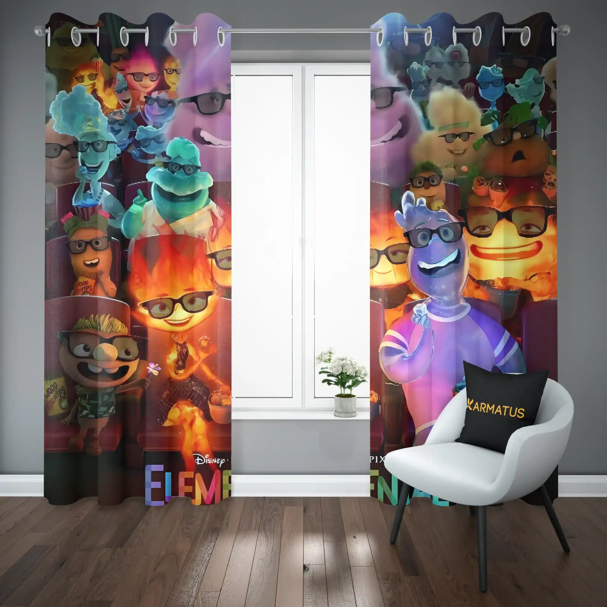 پرده پانچ طرح المنتال Elemental کد 8 3,499,000&Nbsp;تومان &Ndash; کارماتوس پرده پانچ طرح المنتال Elemental