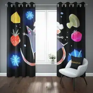 پرده پانچ طرح موش سراشپز Ratatouille