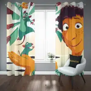 پرده پانچ طرح موش سراشپز Ratatouille