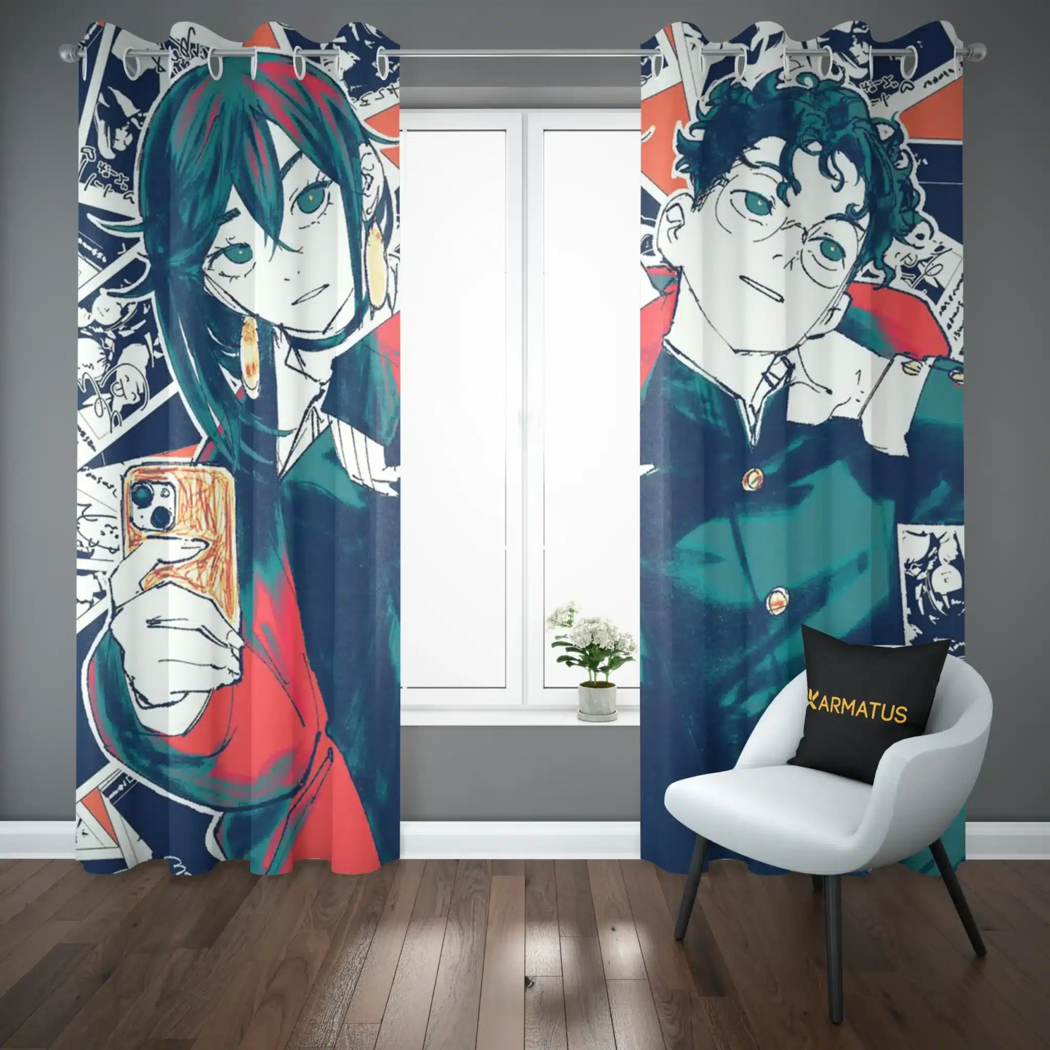 پرده پانچ طرح داندادان Dandadan کد 5 3,499,000&Nbsp;تومان &Ndash; کارماتوس پرده پانچ طرح داندادان Dandadan