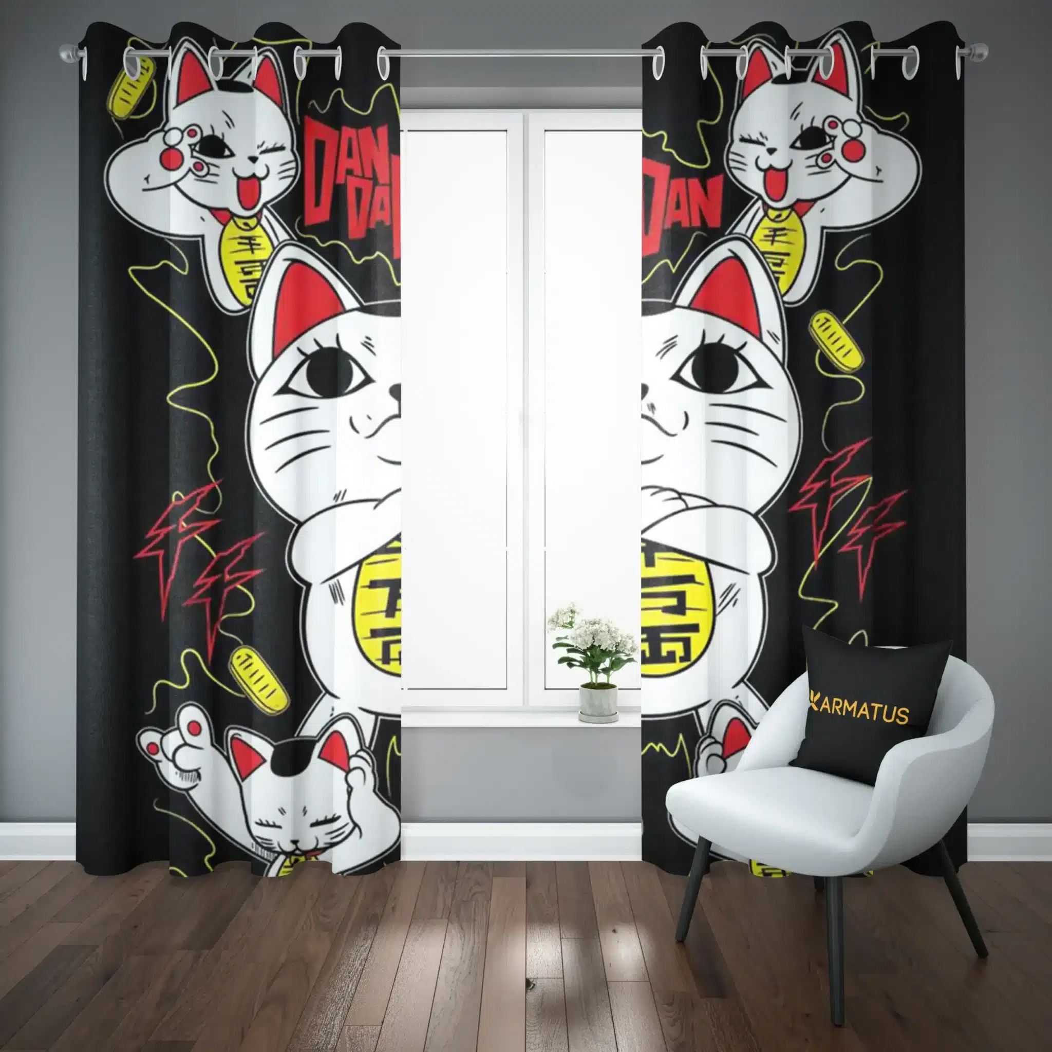 پرده پانچ طرح داندادان Dandadan کد 10 3,499,000&Nbsp;تومان &Ndash; کارماتوس پرده پانچ طرح داندادان Dandadan