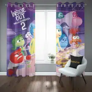 پرده پانچ طرح درون و بیرون Inside Out 2