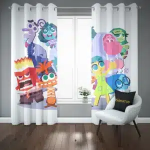 پرده پانچ طرح درون و بیرون Inside Out 2