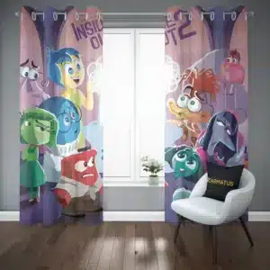 پرده پانچ طرح درون و بیرون Inside Out 2