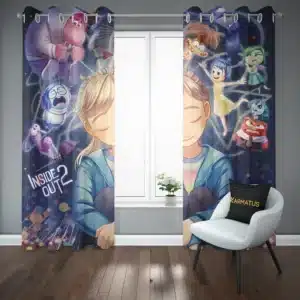 پرده پانچ طرح درون و بیرون Inside Out 2