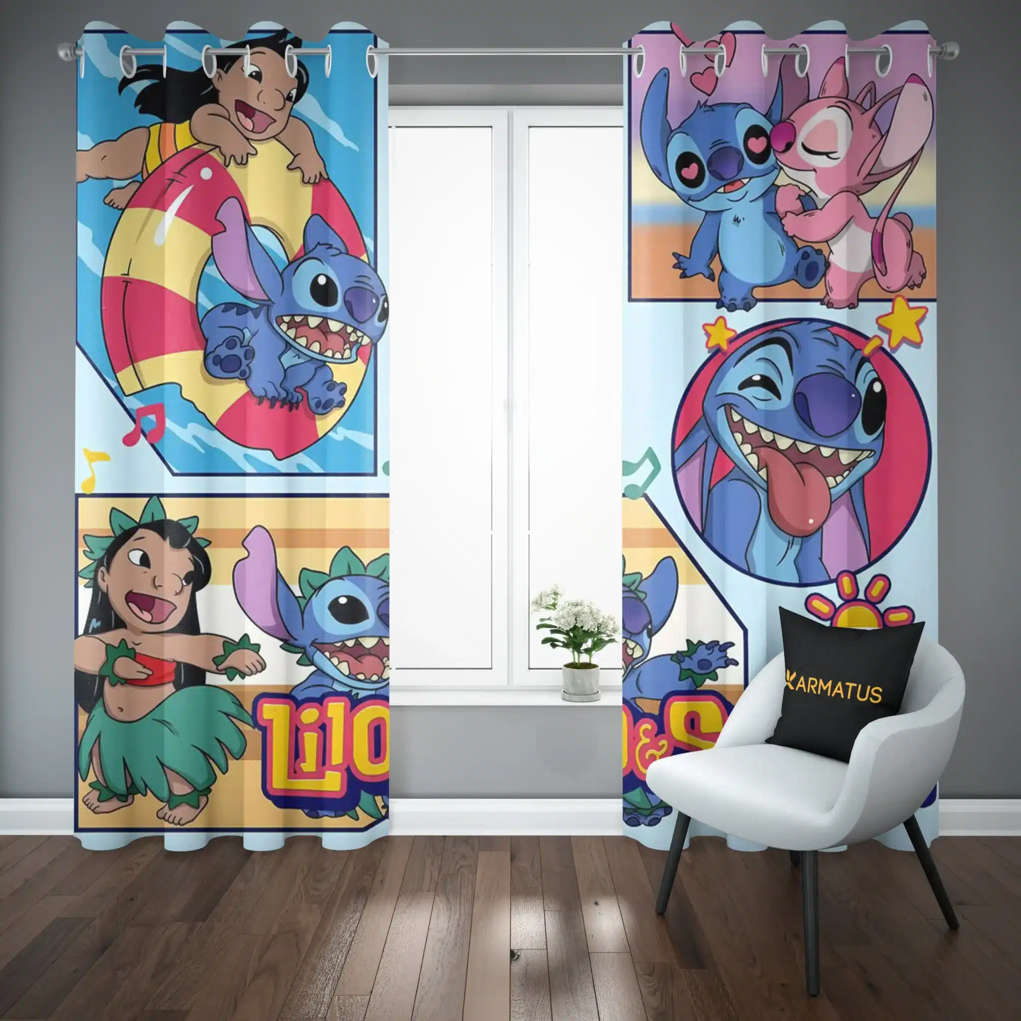 پرده پانچ طرح لیلو و استیچ Lilo &Amp; Stitch کد 1 3,499,000&Nbsp;تومان &Ndash; کارماتوس پرده پانچ طرح لیلو و استیچ Lilo &Amp; Stitch