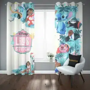 پرده پانچ طرح لیلو و استیچ Lilo &Amp; Stitch