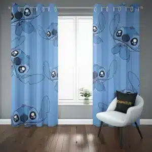 پرده پانچ طرح لیلو و استیچ Lilo &Amp; Stitch