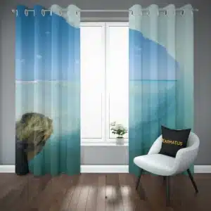 پرده پانچ طرح موج سواری Surfing Vibes