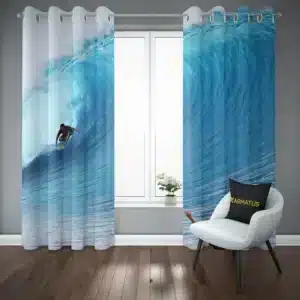 پرده پانچ طرح موج سواری Surfing Vibes