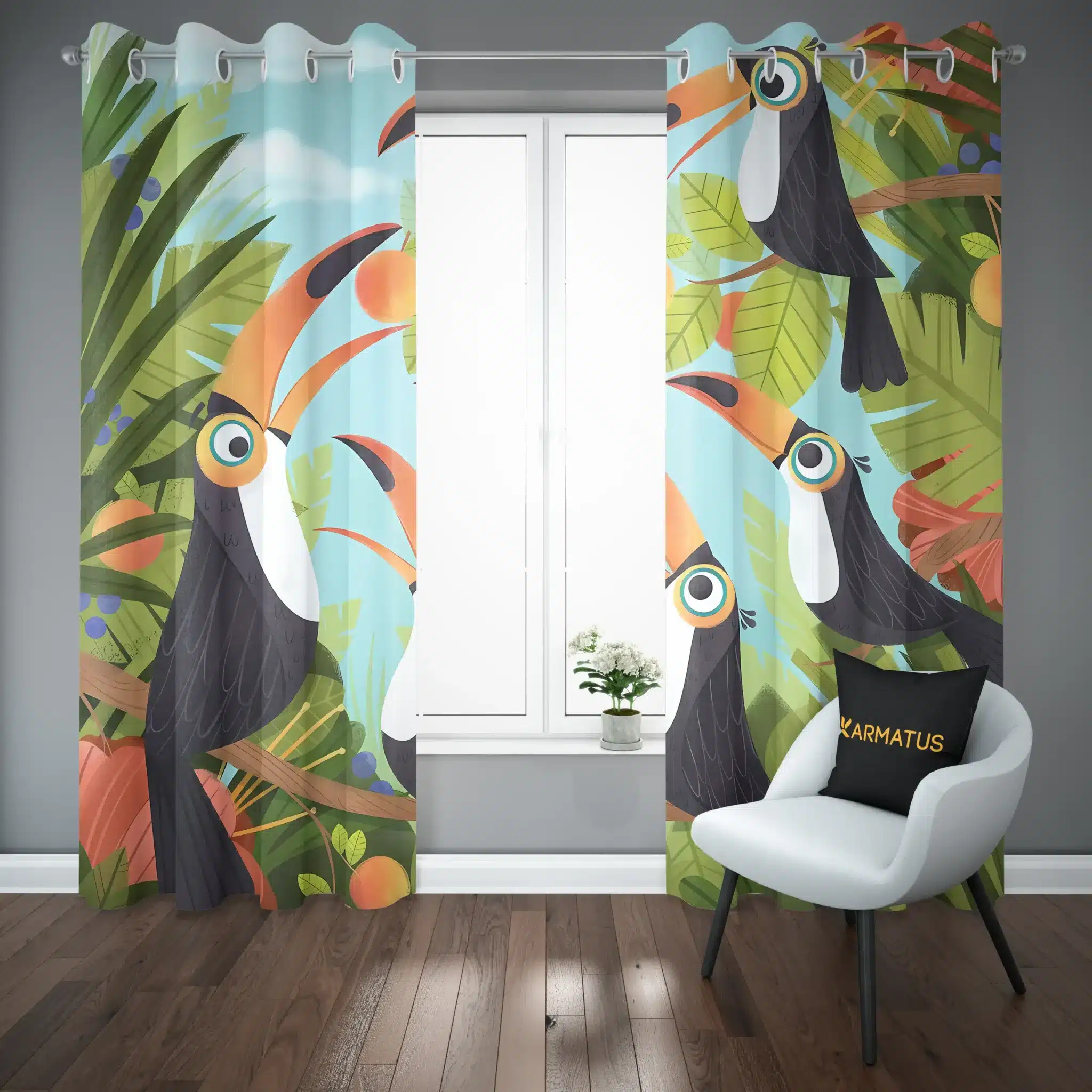 پرده پانچ طرح پرنده های استوایی Tropical Birds کد 7 3,499,000&Nbsp;تومان &Ndash; کارماتوس پرده پانچ طرح پرنده های استوایی Tropical Birds