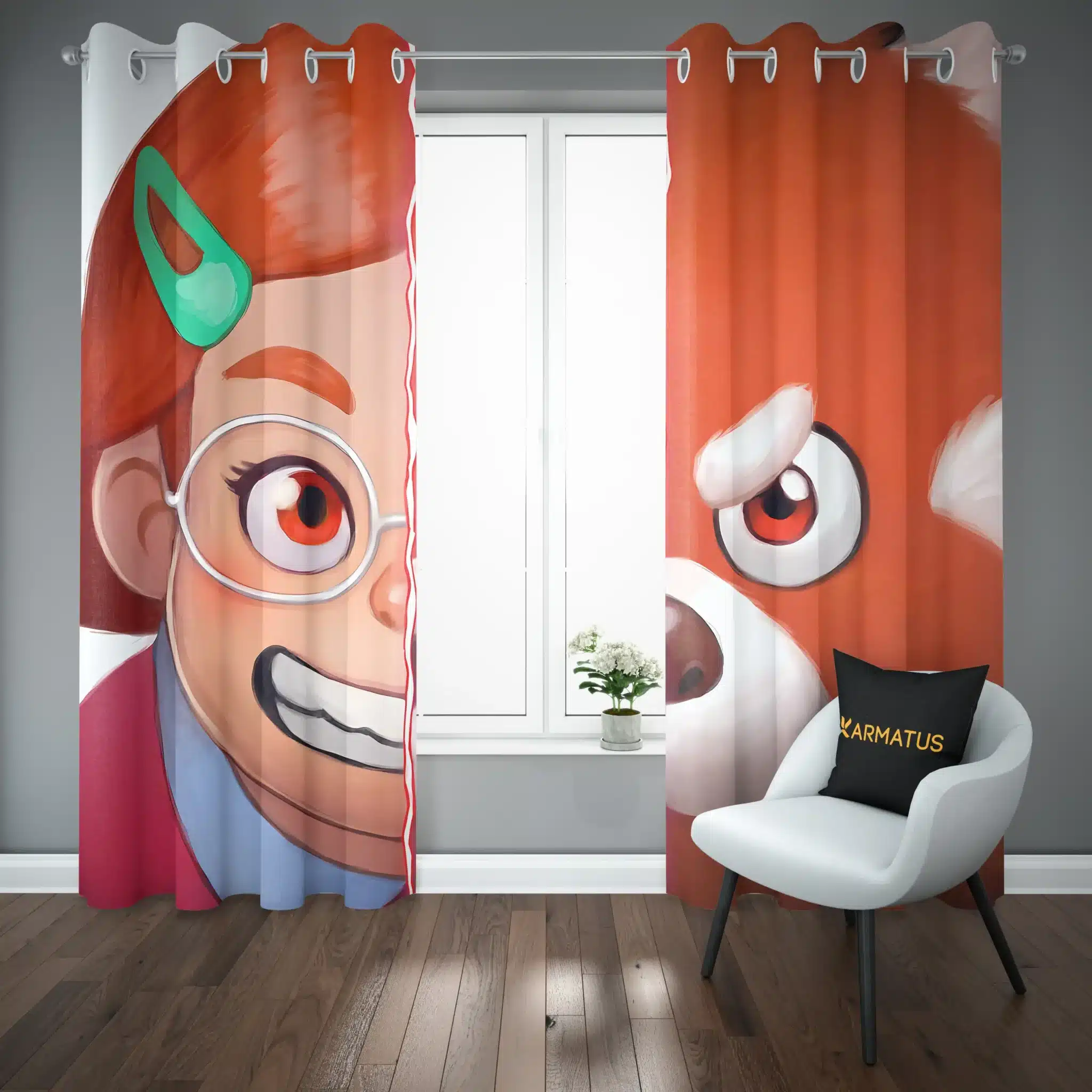 پرده پانچ طرح قرمز شدن Turning Red کد 7 3,499,000&Nbsp;تومان &Ndash; کارماتوس پرده پانچ طرح قرمز شدن Turning Red