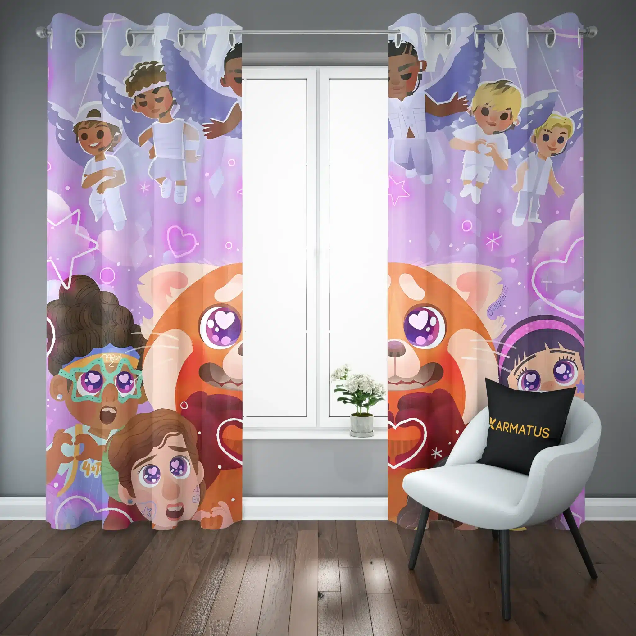 پرده پانچ طرح قرمز شدن Turning Red کد 9 3,499,000&Nbsp;تومان &Ndash; کارماتوس پرده پانچ طرح قرمز شدن Turning Red