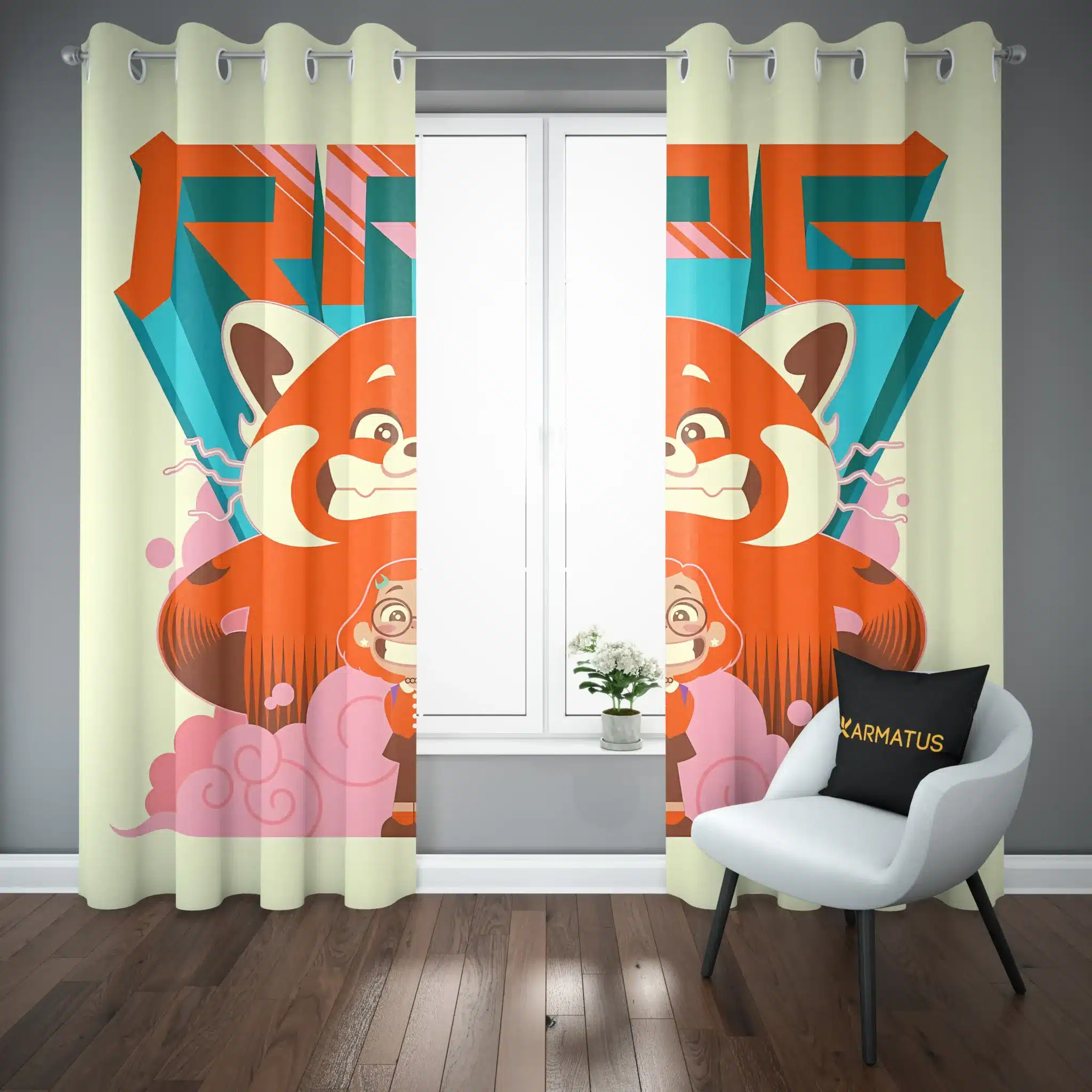 پرده پانچ طرح قرمز شدن Turning Red کد 10 3,499,000&Nbsp;تومان &Ndash; کارماتوس پرده پانچ طرح قرمز شدن Turning Red