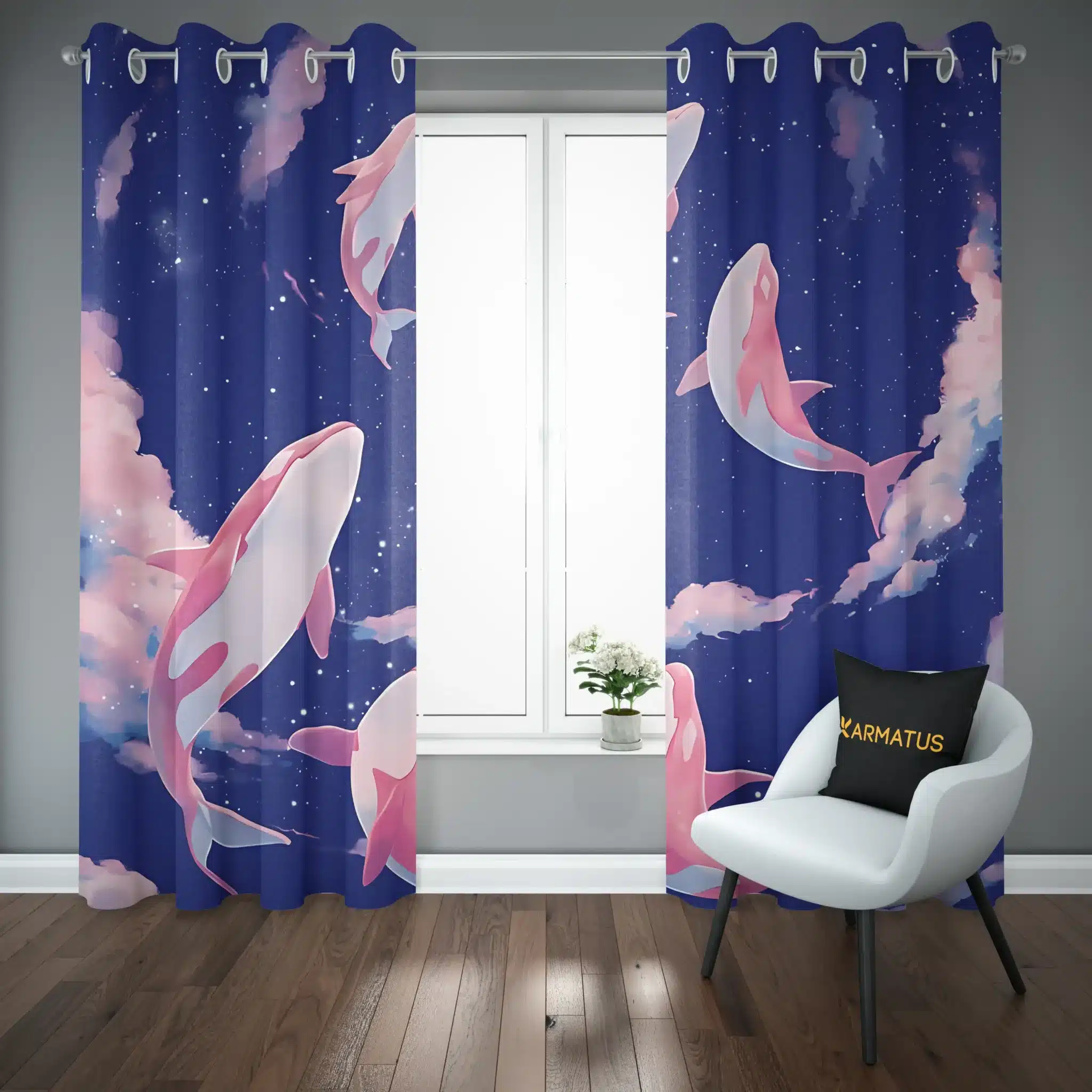 پرده پانچ طرح وال و دلفین Whale And Dolphin کد 4 3,499,000&Nbsp;تومان &Ndash; کارماتوس پرده پانچ طرح وال و دلفین Whale And Dolphin