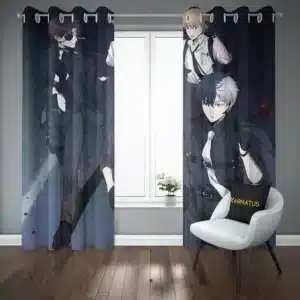 پرده پانچ طرح باد شکن Wind Breaker