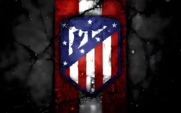 والپیپر Atletico Madrid تم تاریک مینیمال برای گوشی