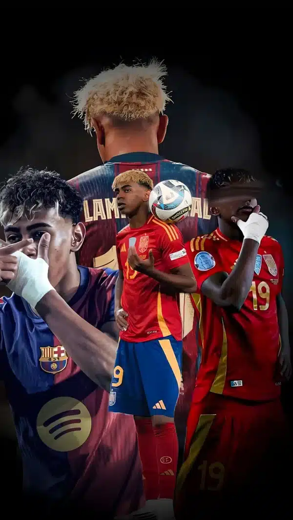 پرتره سینمایی لامین یامال - والپیپر 4K