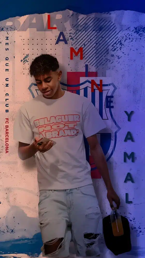 پرتره سینمایی لامین یامال - والپیپر 4K