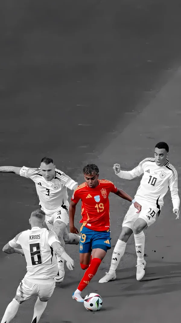 گل افسانه‌ای یامال به فرانسه در یورو 2024 - والپیپر Hd