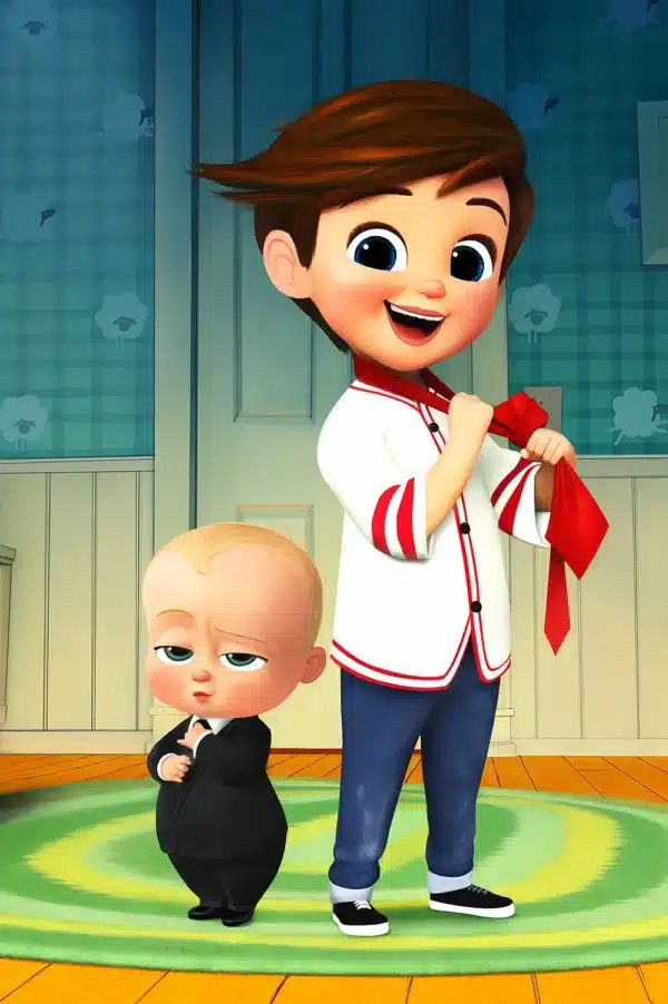 عکس دو نفره بچه رئیس و برادرش تیم